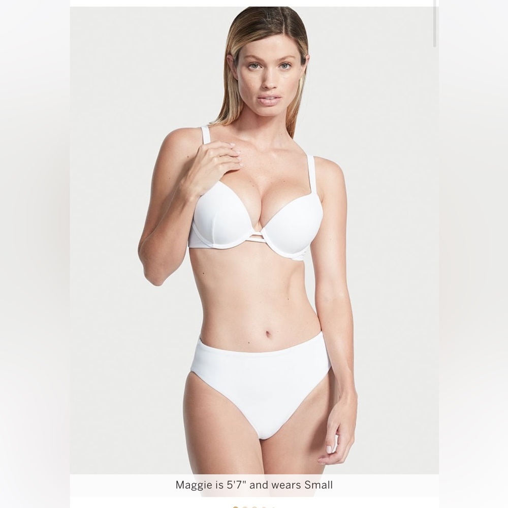 Victoria’s Secret white bikini bottoms